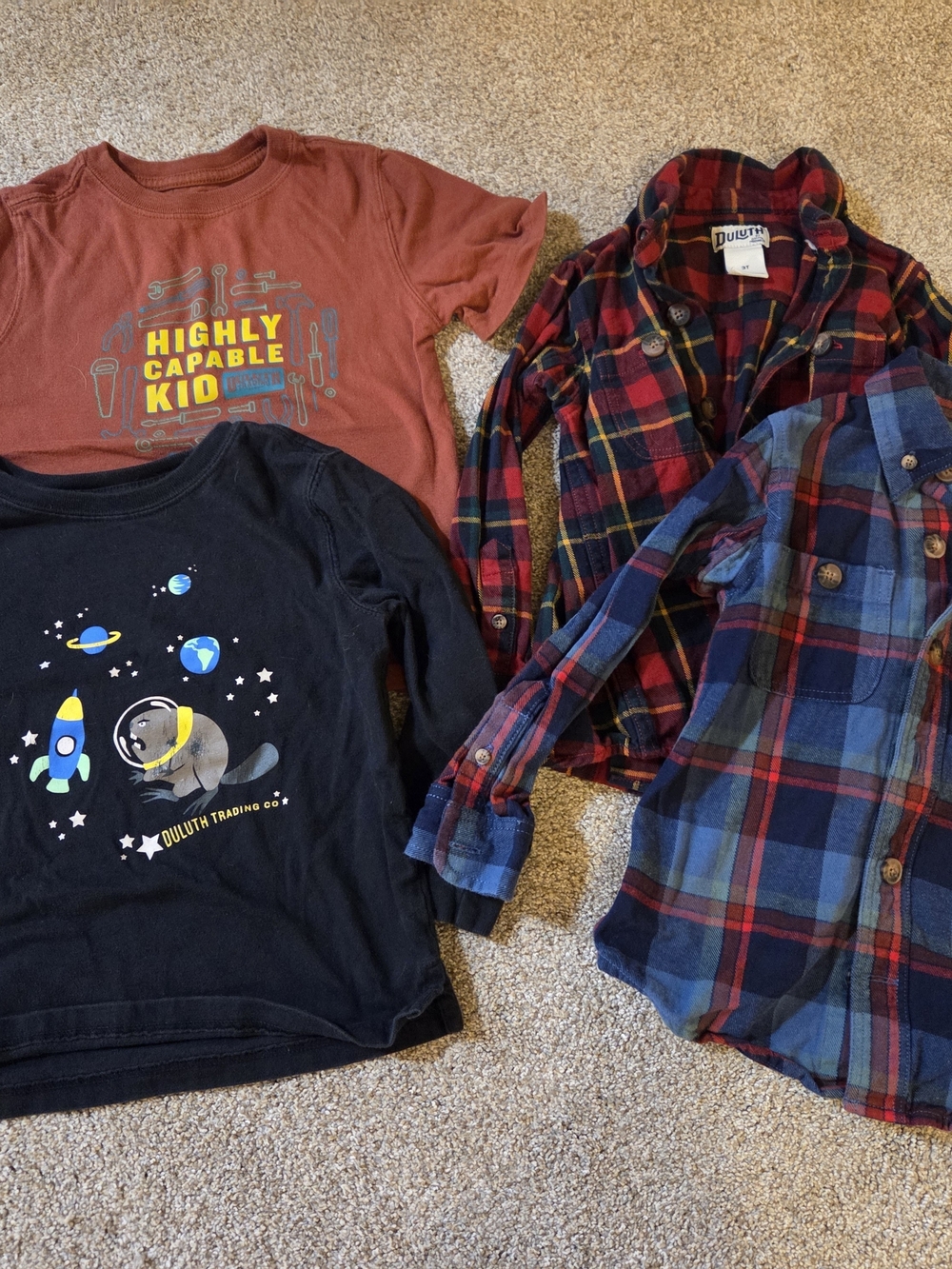 Duluth Trading Co Kids' 3T Clothing Bundle